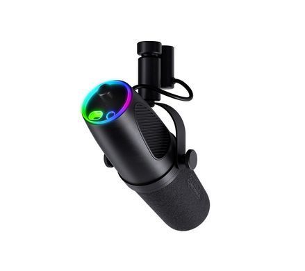 Мікрофон геймінговий CHERRY XTRFY NGALE X, Cardioid, USB-A, 2м, RGB, чорний (386182) CX-NGALE-X-RGB-BLACK фото