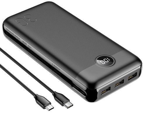 Портативное зарядное устройство Yenkee YPB 3018 - 30000 mAh PD20W Black (7007751)