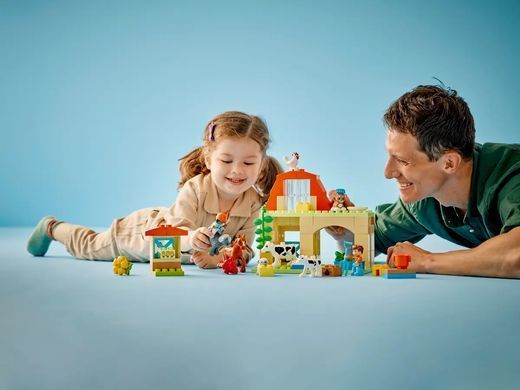Конструктор LEGO DUPLO Town Догляд за тваринами на фермі (377314)