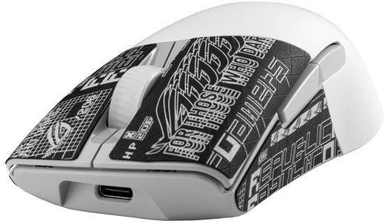 ASUS Миша ROG Keris AimPoint RGB USB/WL/BT White (359488) 90MP02V0-BMUA10 фото