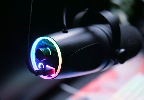 Мікрофон геймінговий CHERRY XTRFY NGALE X, Cardioid, USB-A, 2м, RGB, чорний (386182) CX-NGALE-X-RGB-BLACK фото