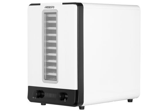 Сушилка для продуктов ARDESTO FDB-1138, 550Вт, поддонов -10+1x3см, макс-70&deg;С, рег.темп, пластик, белый (337837) FDB-1138 фото