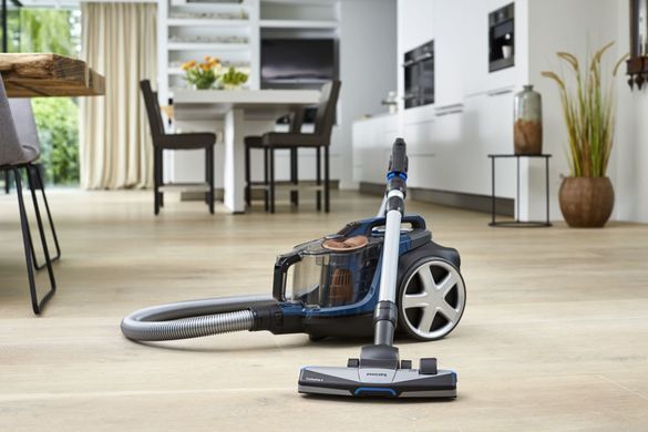 Philips Пилосос контейнерний 7000 series, 900Вт, конт пил -2л, НЕРА, турбощітка, синій (331329) FC9745/09 фото