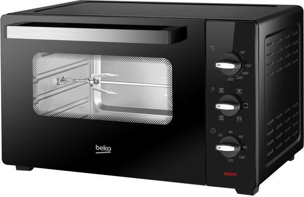 Печь электрическая Beko 45л, 2000Вт, механич., конвекция, черная (383371) BMOF45B фото