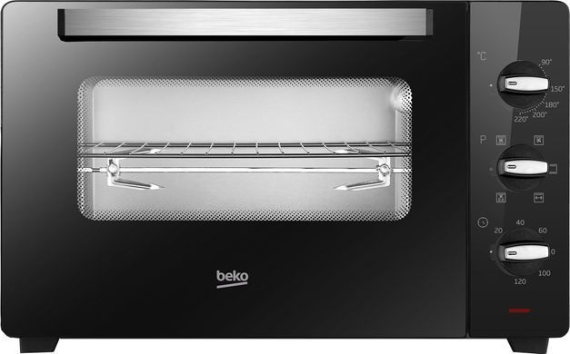 Печь электрическая Beko 45л, 2000Вт, механич., конвекция, черная (383371) BMOF45B фото