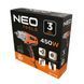 Ударний гайковерт NEO TOOLS 04-719, 450 Вт, 1/2", 350 Нм, 4 голівки, кабель 6 м 04-719