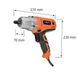 Ударний гайковерт NEO TOOLS 04-719, 450 Вт, 1/2", 350 Нм, 4 голівки, кабель 6 м 04-719