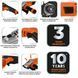 Угловая шлифмашина NEO TOOLS 04-715, 3000 Вт, диск 230 мм 04-715