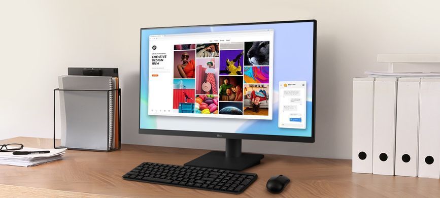 LG Монітор 27" 27MS550-B 2xHDMI, Audio, IPS, 100Hz (384154) 27MS550-B.ADRZ фото