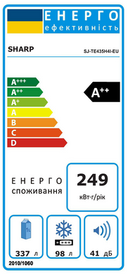 Холодильник Sharp SJ-TE435H4I-EU (6994787) SJ-TE435H4I-EU фото