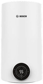 Бойлер BOSCH електр. круглий Tronic 4000T, 80л, 2кВт, сухий тен, вертикальний монтаж, електр. кер-ння, B, білий (389779) 7736507577 фото