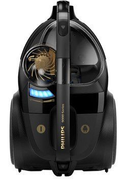 Пилосос Philips контейнерний 9000 series, 900Вт, конт пил -2,2л, НЕРА13, турбощітка, керув. потужності на ручці, чорний XB9154/09 фото