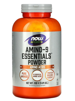 Амінокислоти для спорту Now Foods (Amino-9 Essentials Sports) 330 г