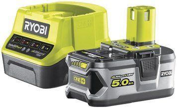 Ryobi Набор аккумулятора и зарядного устройства ONE+ RC18120-150 18В 1х5А&middot;ч ЗУ 2А