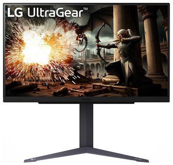 LG Монитор 27" 27GS75Q-B 2xHDMI, DP, Audio, IPS, 2560x1440, 200Hz, 1ms, sRGB 99%, G-SYNC, FreeSync, Pivot, HDR10 27GS75Q-B.ADRZ фото