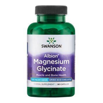 Магний глицинат Swanson Chelated Magnesium 133 mg 90 Caps