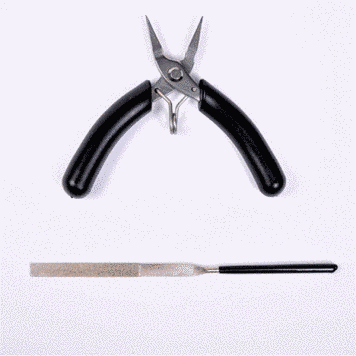 Набор инструментов для сборки моделей Metal Time Standard Toolkit плоскогубцы и надфиль (STNTK22-2) dt_94842 фото