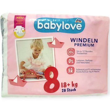 Підгузки Babylove premium 8 2364393418 фото