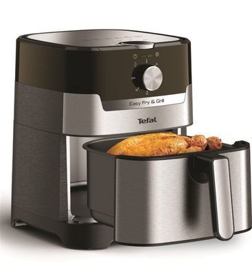 Tefal Мультипечь Easy Fry&Grill, 1550Вт, чаша-4,2л, механическое управление, от 80&deg;C до 200&deg;C, пластик, нерж. сталь (371396) EY501D15 фото