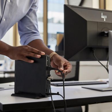 HP Комп'ютер персональний неттоп Pro 400-G9 Mini, Intel i3-12100T, 8GB, F512GB, UMA, кл+м, 2р, DOS (378498) 6B278EA фото