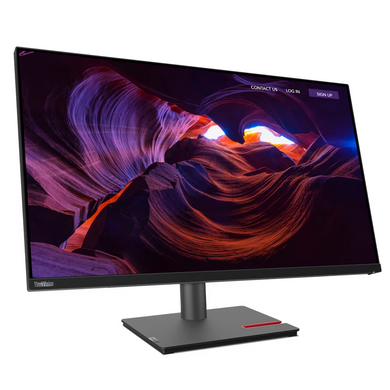 31.5" 16:9 IPS РК монітор, 3840х2160, 60 Гц, 95% DCI-P3, 1xHDMI 2.0/1xDP 1.4/1xThunderbolt 4 (до 100 LENOVO P32p-30 (63D1RAT1UA) 3703202 фото
