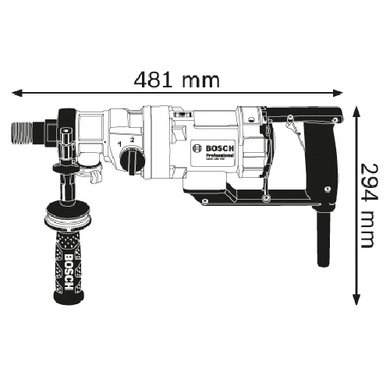 Дрель алмазного сверления Bosch GDB 180 WE(0601189800) 0601189800 фото