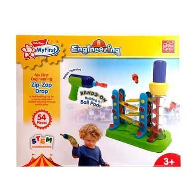 Набір для складання Edu-Toys Гірка-зигзаг з інструментами 54 деталі (JS021) dt_2792 фото