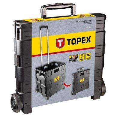 Topex Візок вантажний універсальний, складаний, ящик 37x42см, до 35кг (298670) 79R306 фото