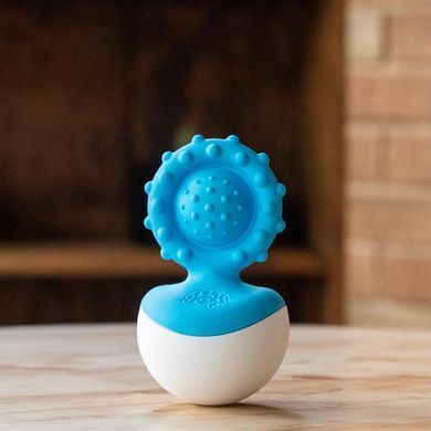 Прорізувач-неваляшка Fat Brain Toys dimpl wobl блакитний (F2174ML) dt_13689 фото