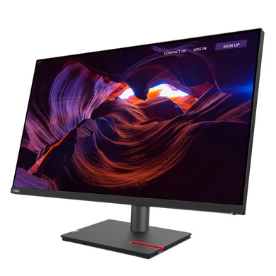 31.5" 16:9 IPS РК монітор, 3840х2160, 60 Гц, 95% DCI-P3, 1xHDMI 2.0/1xDP 1.4/1xThunderbolt 4 (до 100 LENOVO P32p-30 (63D1RAT1UA) 3703202 фото