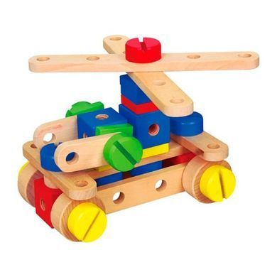 Дерев'яний конструктор Viga Toys 53 деталі (50490) dt_2014 фото