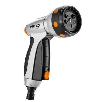 Пістолет для поливу Neo Tools 15-706, 7 функцій, із замком та регулюванням потоку 15-706 фото