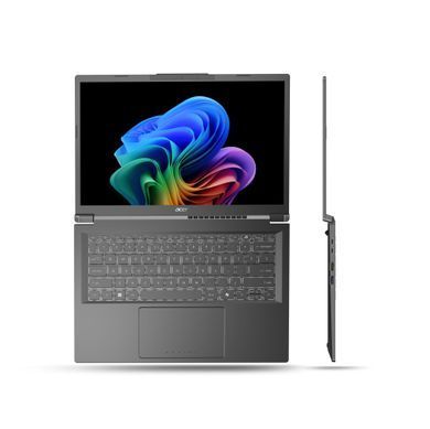 Ноутбук Acer Aspire 14 A14-52M 14" WUXGA OLED, Intel U5-226V, 16GB, F512GB, UMA, Win11, сірий (389445) NX.JFVEU.004 фото