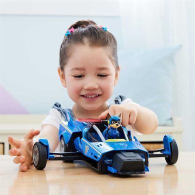Игровой набор Paw Patrol Щенячий патруль в кино 2 Полицейский автомобиль-трансформер Гончика делюкс (SM17732/7887) dt_68367 фото