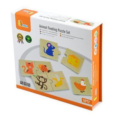 Логический пазл Viga Toys Что едят зверушки 24 эл. (51607) dt_79204 фото