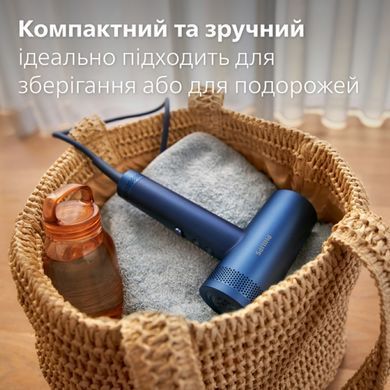 Philips Фен 8000 Series, 1400Вт, 3 режими, іонізація, хол. обдув, турборежим , аквамарин (382688) BHD839/00 фото
