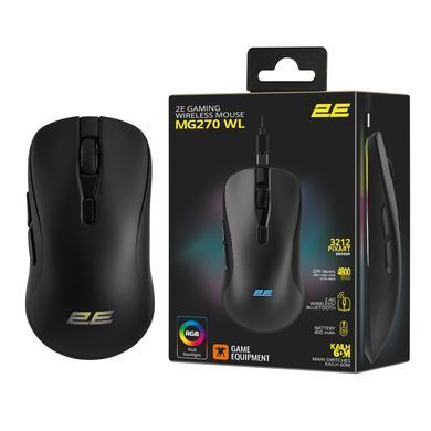 2E Gaming Мышь MG270 WL, WL/BT, чёрный 2E-MG270UB-WL фото
