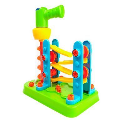 Набір для складання Edu-Toys Гірка-зигзаг з інструментами 54 деталі (JS021) dt_2792 фото