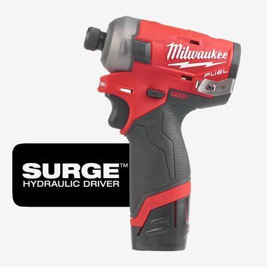 Гвинтокрут акумуляторний 1/4'' HEX MILWAUKEE, M12 FUEL FQID-202X 4933464973 фото
