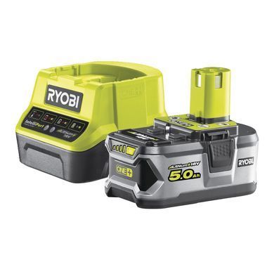 Ryobi Набор аккумулятора и зарядного устройства ONE+ RC18120-150 18В 1х5А&middot;ч ЗУ 2А
