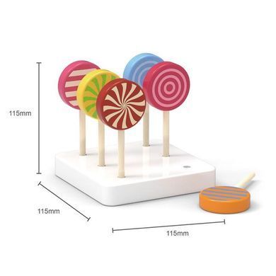 Игрушечные продукты Viga Toys Леденцы из дерева 6 шт. (44529) dt_13066 фото
