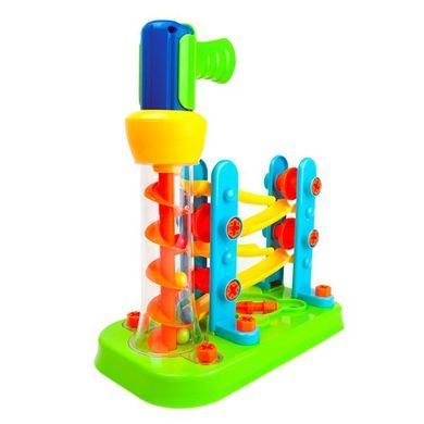 Набір для складання Edu-Toys Гірка-зигзаг з інструментами 54 деталі (JS021) dt_2792 фото