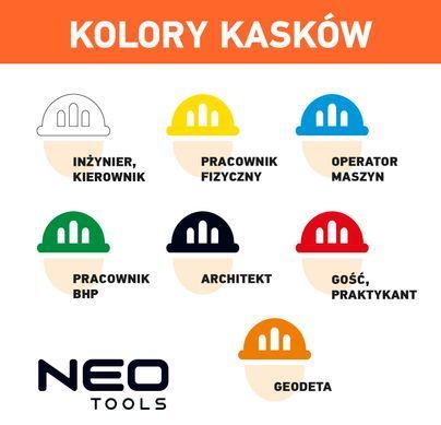 Каска защитная NEO TOOLS 97-202, синяя, HDPE, класс 0, защита от электричества, CE сертификат Синий