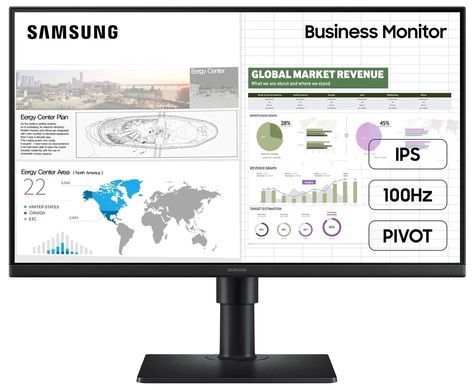 Монитор Samsung 23.8" S24D400 2*HDMI, DP, USB, IPS, 100Hz LS24D400GAIXCI фото