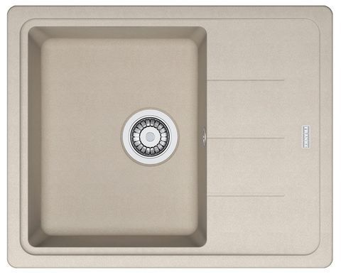 Мойка кухонная Franke Basis, фрагранит, прямоуг., с крылом, 620х500х200мм, чаша- 1, накладная, BFG 611-62, сахара