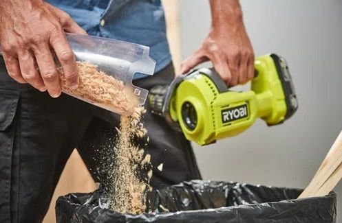 Ryobi Пилосос професійний акумуляторний RHV18-0, 18В ONE+, 34аВт, контейнер 0.6л, HEPA 11, без АКБ та ЗП (356790) 5133005655 фото