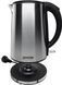 Gorenje Електрочайник, 1,5л, подвійні стінки, Strix контроль, нерж. (380760) K15DWS