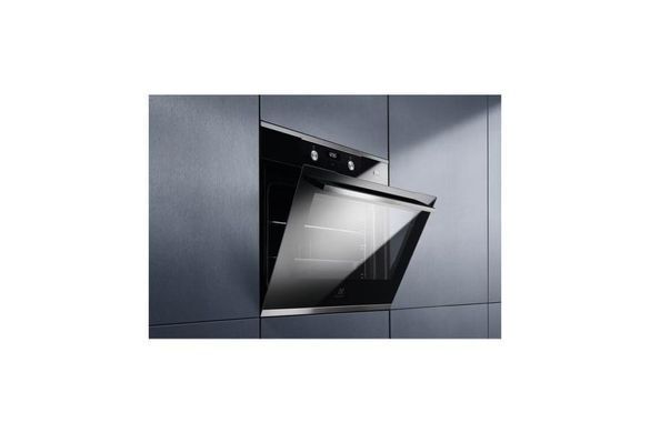 Electrolux Духовой шкаф электрический, 72л, A+, пар, дисплей, конвекция, телескопические направляющие, черный KODEF75X2 фото