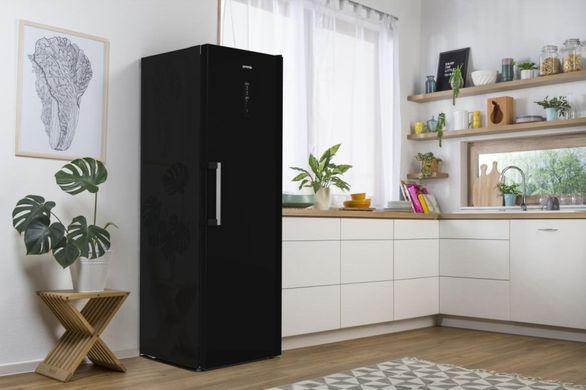 Gorenje Морозильная камера, 185.5x59.5х66.3, 280л, 1дв., A++, NF, диспл внешн., инвертор, черный FN619EABK6 фото