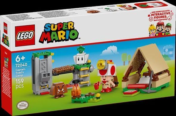 Конструктор LEGO Super Mario Лагерь Captain Toad 159 деталей (72040)